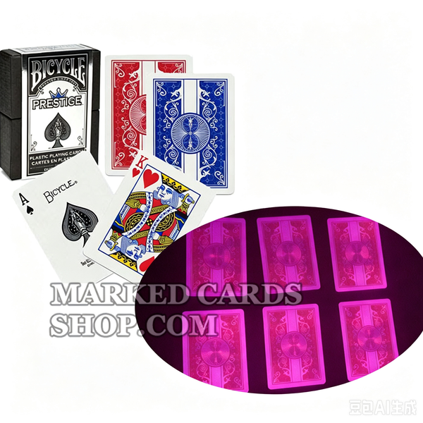 <tc>Bicycle</tc> Carte da gioco segnate con lenti a contatto con inchiostro invisibile