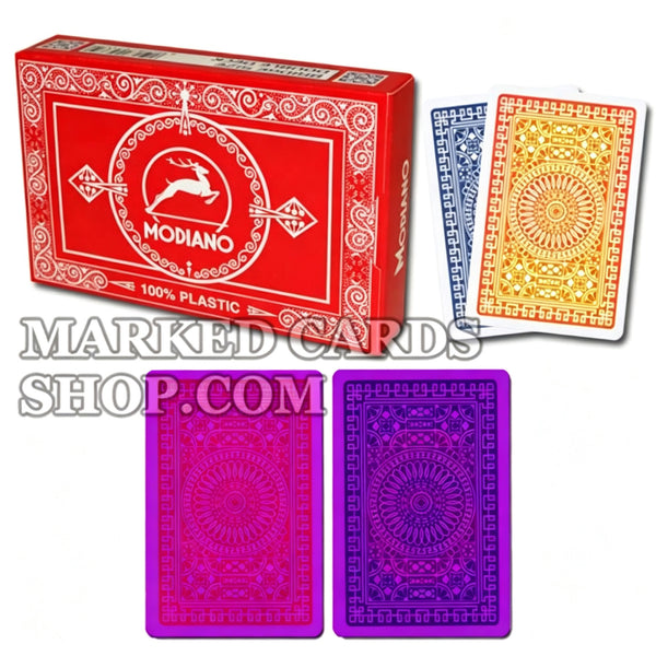 Modiano Club Bridge Poker Carte da poker con indicizzazione regolare