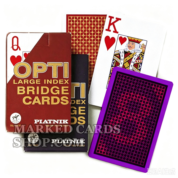 Piatnik Carte da gioco Opti Poker Marcatura invisibile per imbrogliare le carte