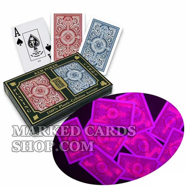 Carte segnate Poker KEM Arrow Carte da gioco Dimensioni ponte Indice regolare