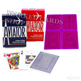 Carte di marcatura dell'aviatore invisibile con carte Jumbo/indice standard 52