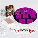 Inchiostro invisibile Carte Texas Hold'em Dal Negro lette da lenti a contatto luminose