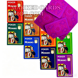 Carte da poker marchiate Modiano Cristallo con inchiostro luminoso