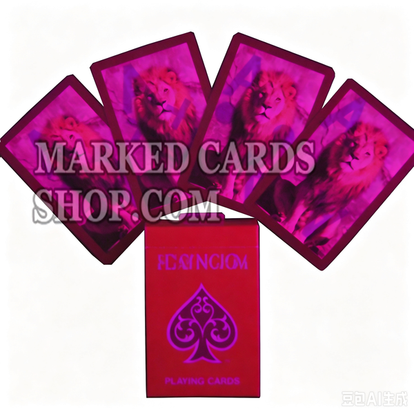 Carte da poker in plastica bonus con marcatura a inchiostro invisibile