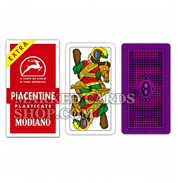 Indice regolare delle carte in plastica Modiano Piacentine per telecamera IR Poker