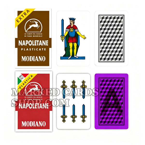 Modiano Napoletane Carte da Segnatura Luminose Italiane