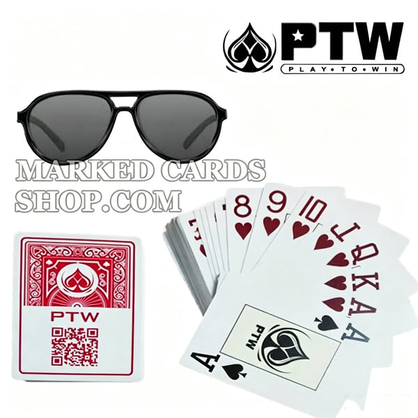Carte contrassegnate con inchiostro invisibile PTW per trucchi di gioco d'azzardo nel poker
