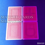 Carte di marcatura dell'aviatore invisibile con carte Jumbo/indice standard 52