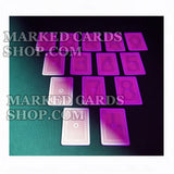 Inchiostro invisibile Carte Texas Hold'em Dal Negro lette da lenti a contatto luminose