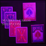 Marcatura <tc>Bicycle</tc> <tc>mazzi</tc> con inchiostro luminoso a infrarossi invisibile
