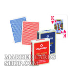 Carte in plastica Copag Jumbo Face e Regular Face con segni di inchiostro invisibile