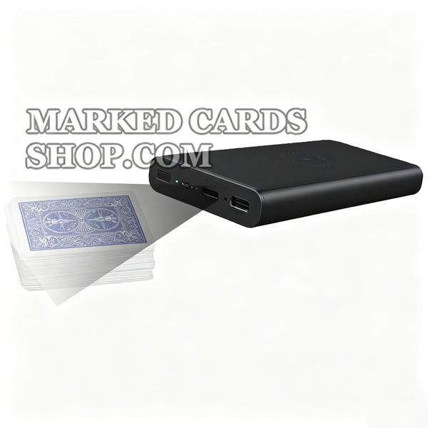 Obiettivo HD con messa a fuoco della fotocamera da poker Power Bank per carte contrassegnate dinamiche