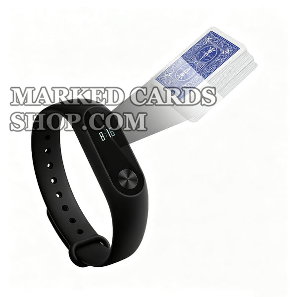 Fotocamera per la scansione del poker con bracciale alla moda per carte barare nel Texas Hold'em