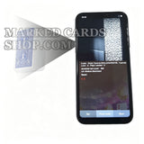 Fotocamera per carte contrassegnate per iPhone per l'analizzatore della mano del vincitore del poker