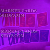 Carte di marcatura dell'aviatore invisibile con carte Jumbo/indice standard 52