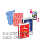 Carte in plastica Copag Jumbo Face e Regular Face con segni di inchiostro invisibile