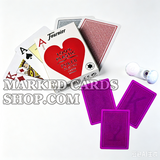 Carte da gioco contrassegnate Fournier 2800 con inchiostro luminoso