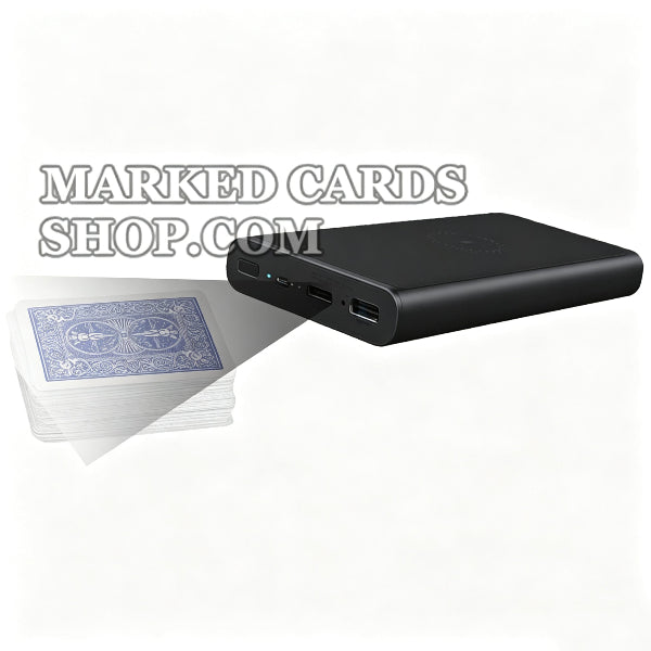 Obiettivo HD con messa a fuoco della fotocamera da poker Power Bank per carte contrassegnate dinamiche