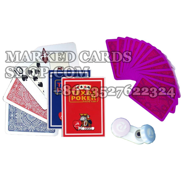 Modiano Texas Poker Jumbo <tc>mazzo</tc> Carte segnate con inchiostro invisibile