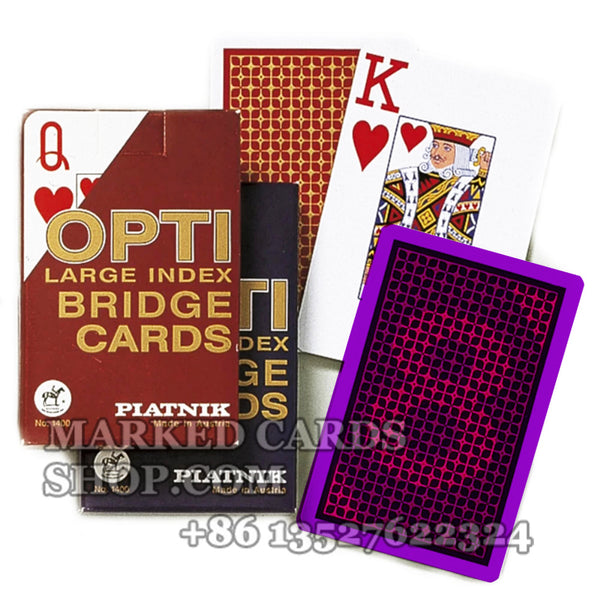 Piatnik Carte da gioco Opti Poker Marcatura invisibile per imbrogliare le carte